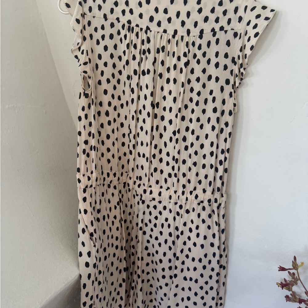 Kate Spade Cream and Black Jumpsuit